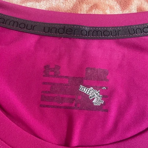 Under Armour Fuchsia Long Sleeve Top - Picture 6 of 7